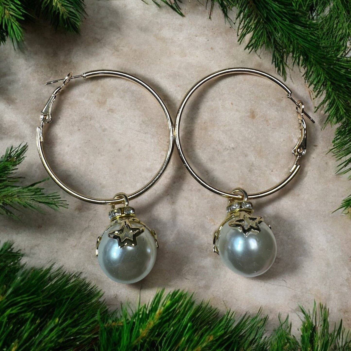 Gold Hoop/Charm