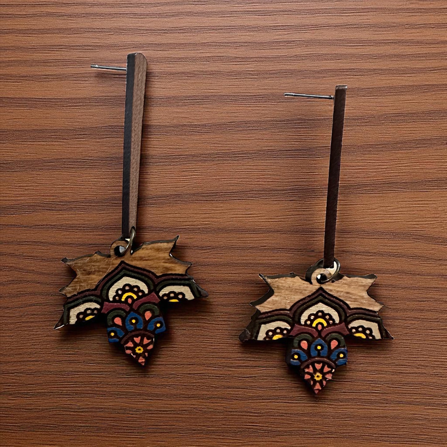 Wood Fall Earrings