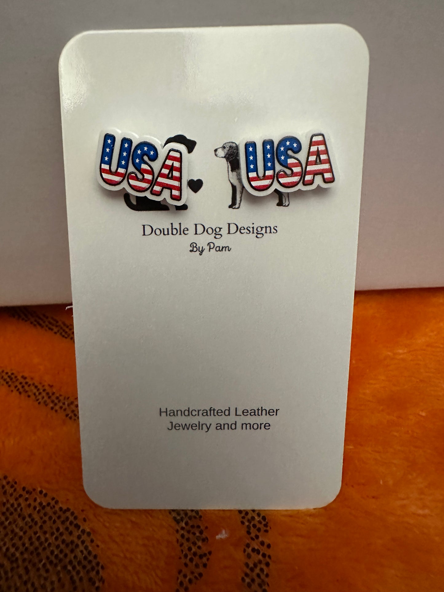 USA Flag Studs