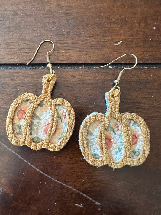 Fall Pumpkin Earrings