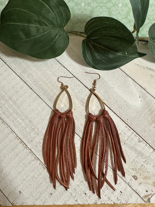 Desert Dusk Fringe Earrings