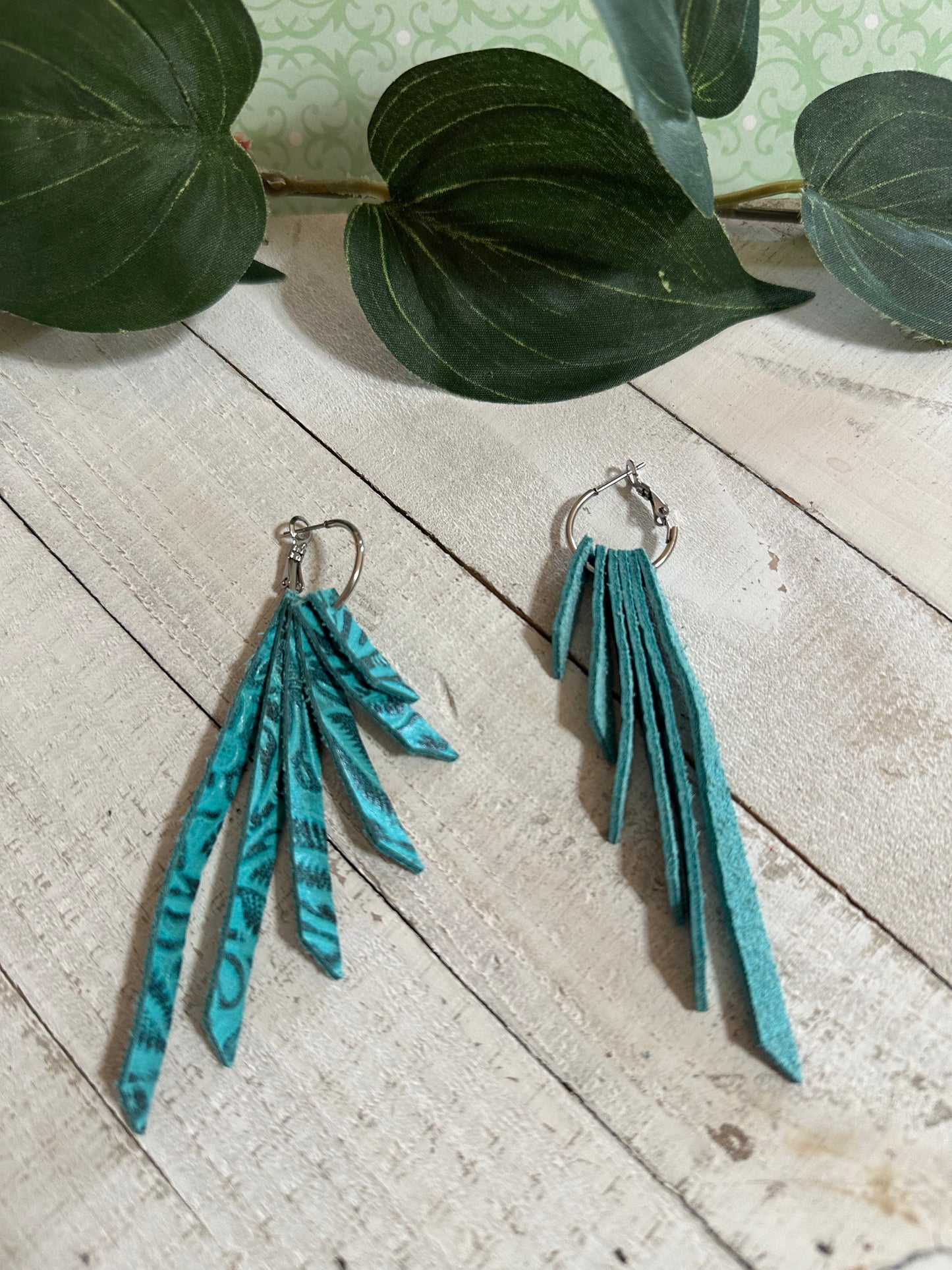 Turquoise Cascade Earrings