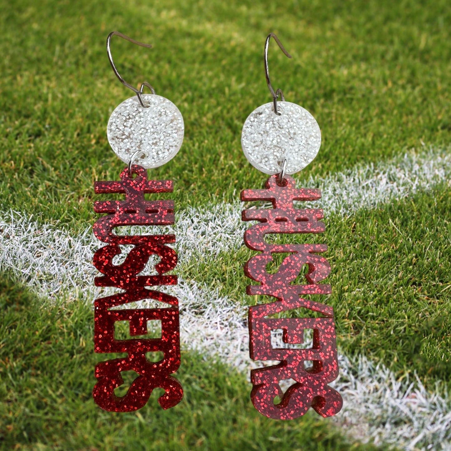 Nebraska Football Earrings