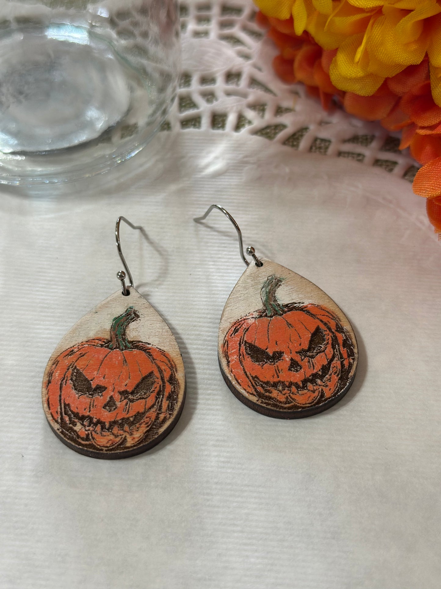 Haunted Harvest Jack-O’-Lantern Earrings