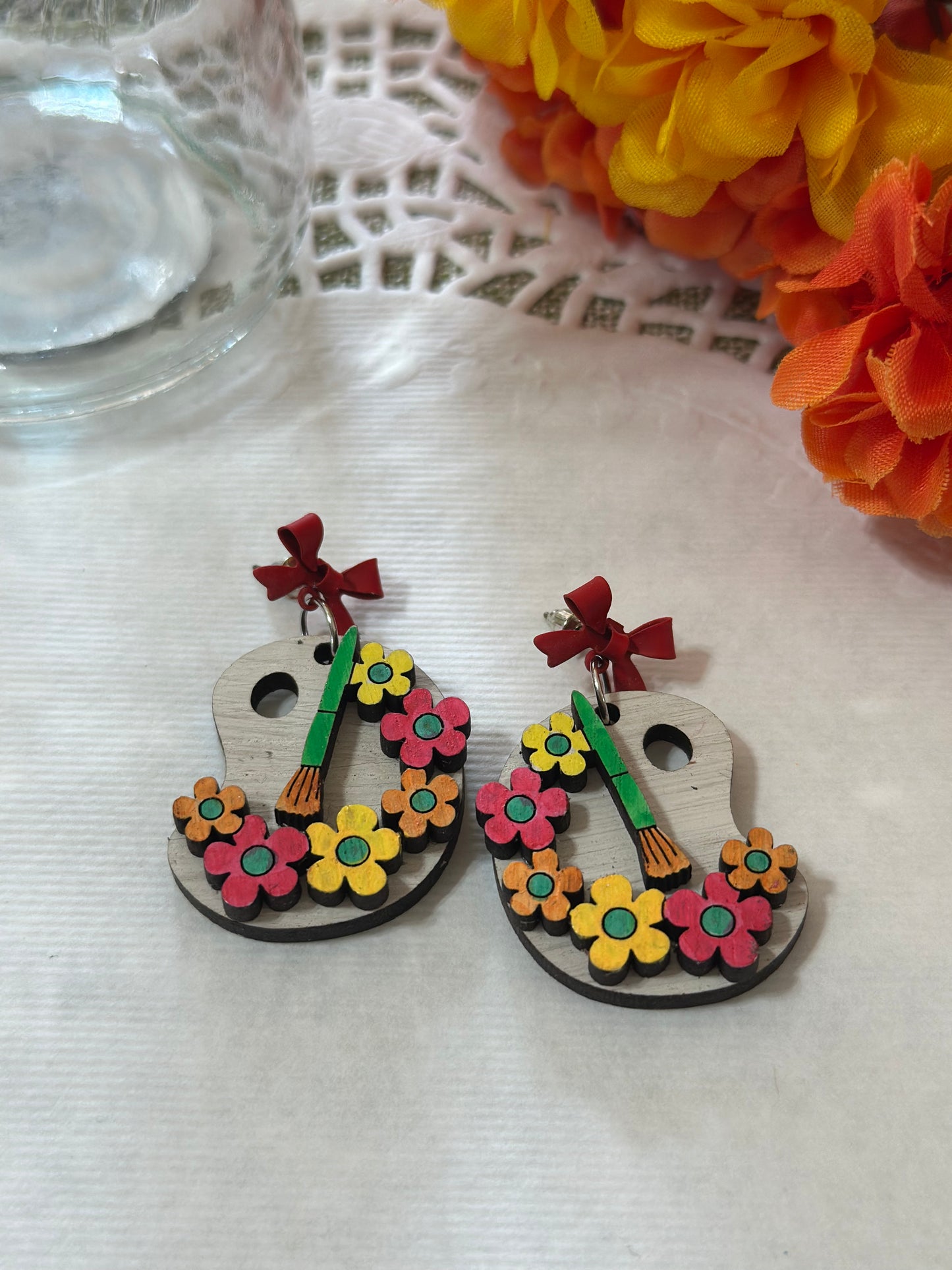 The Bloom & Brush Earrings