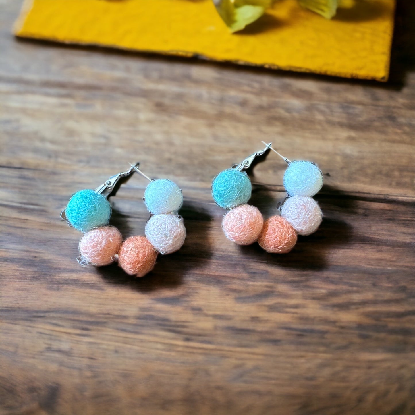 Neutral Color Felt Ball Hoops