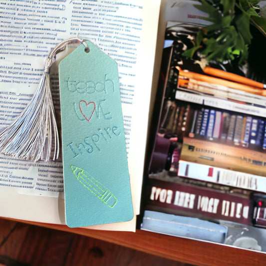 Teach Love Inspire Bookmark