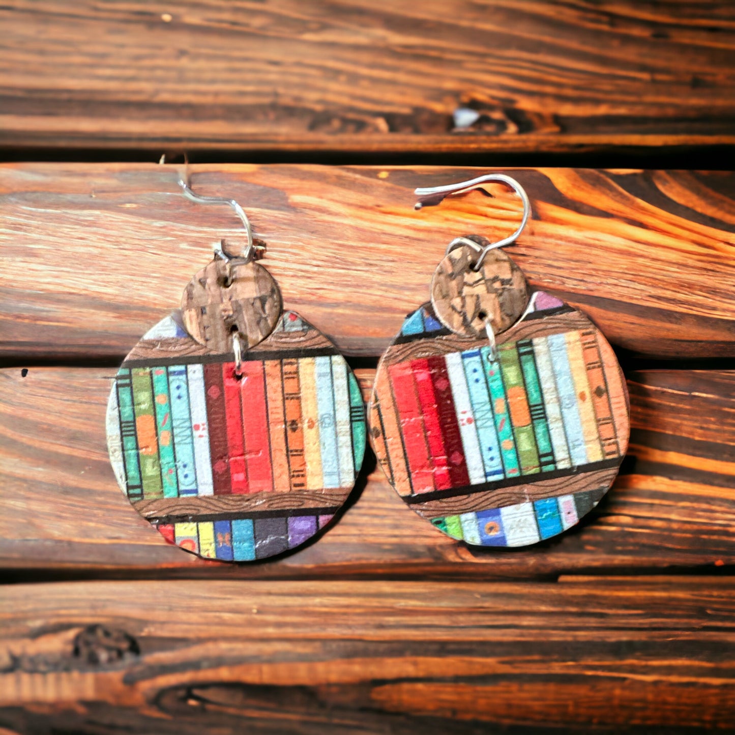 Book Leather Earrings