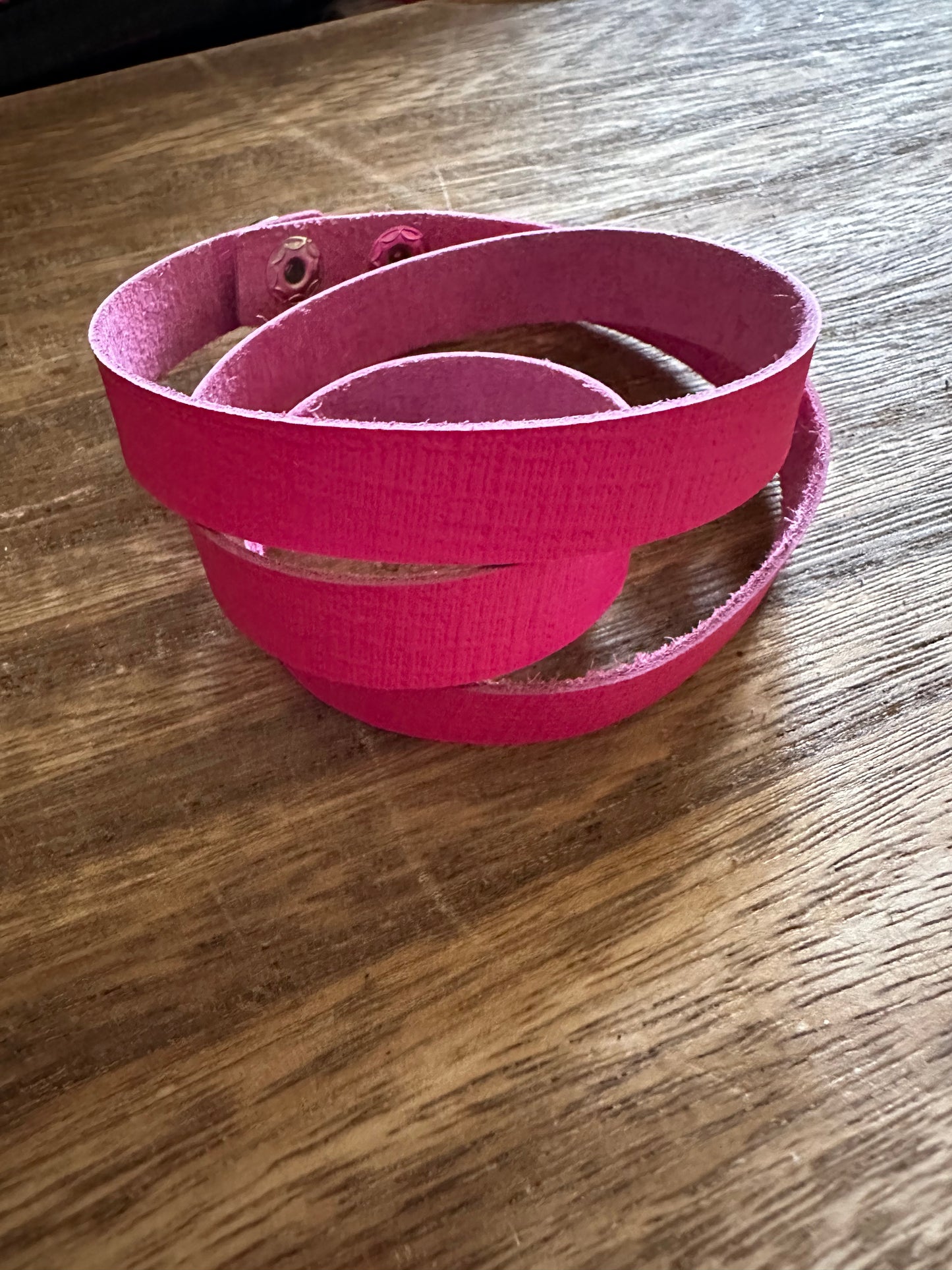 Pink Triple wrap bracelet