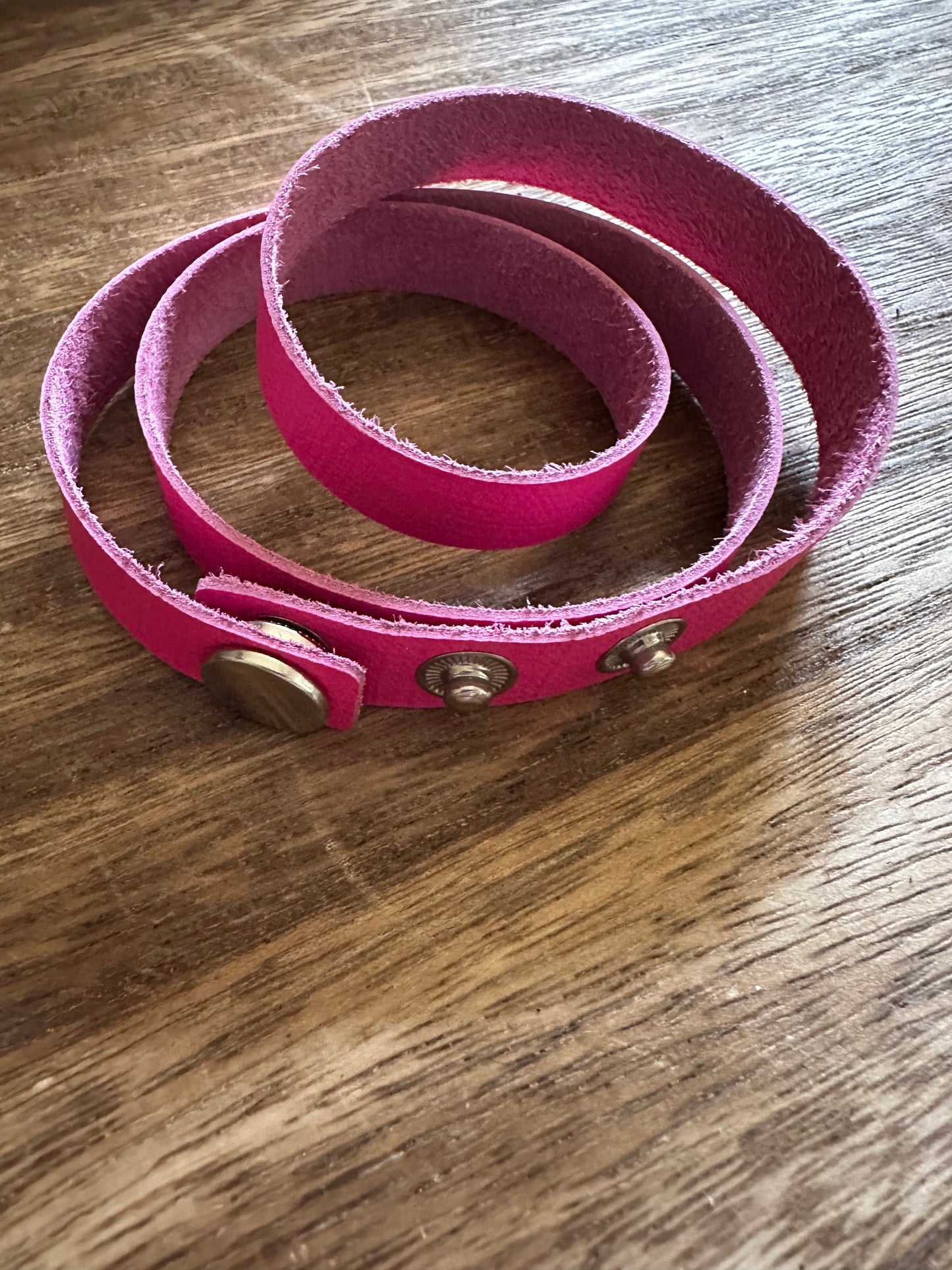 Pink Triple wrap bracelet