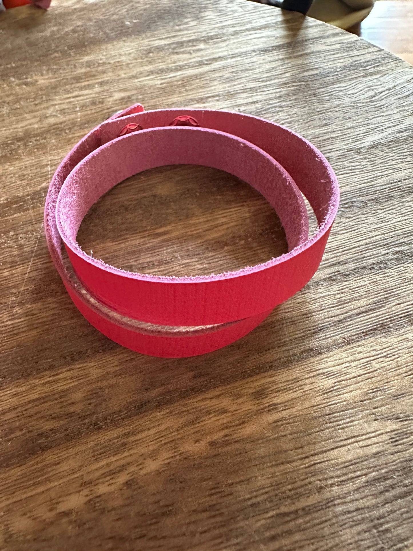 Pink Double Wrap Around Bracelet