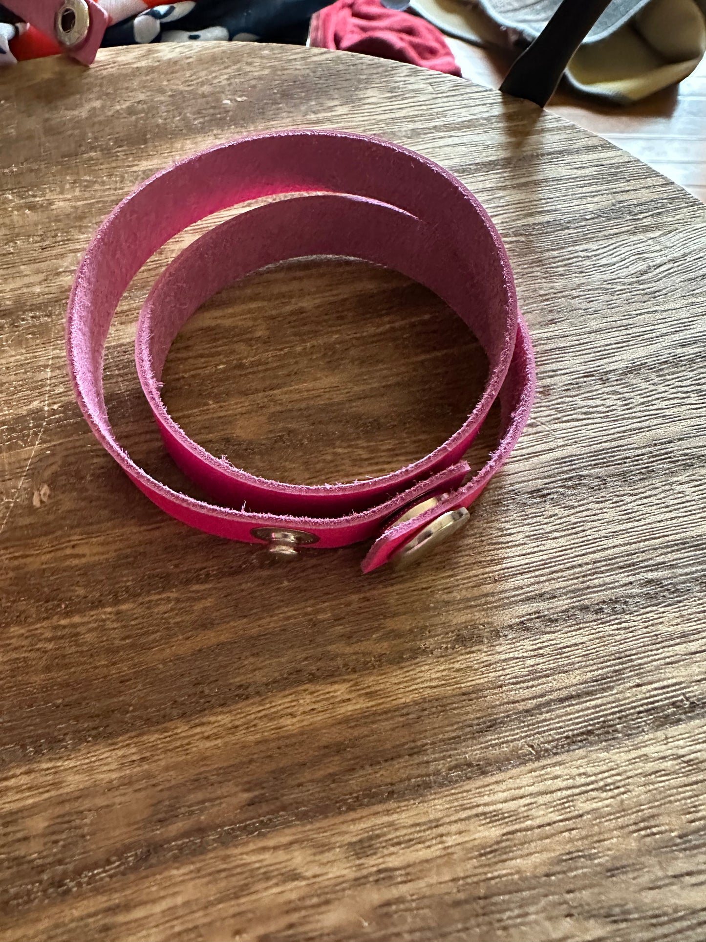 Pink Double Wrap Around Bracelet