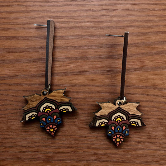 Wood Fall Earrings